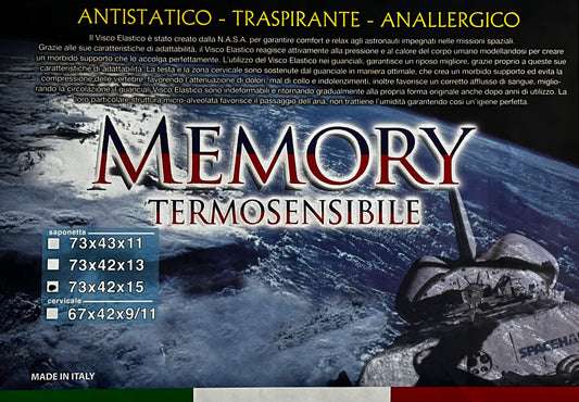 Guanciale Saponetta | Memory Foam Termosensibile